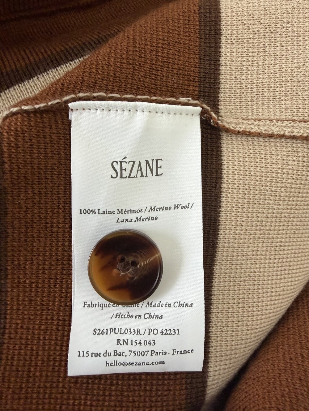 Sezane Selene Jumper - Picture 13 of 14